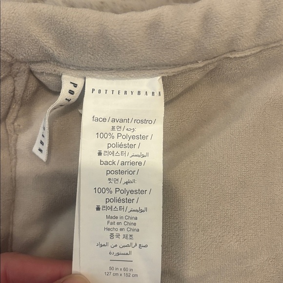 pottery barn throw blanket - Picture 3 of 5